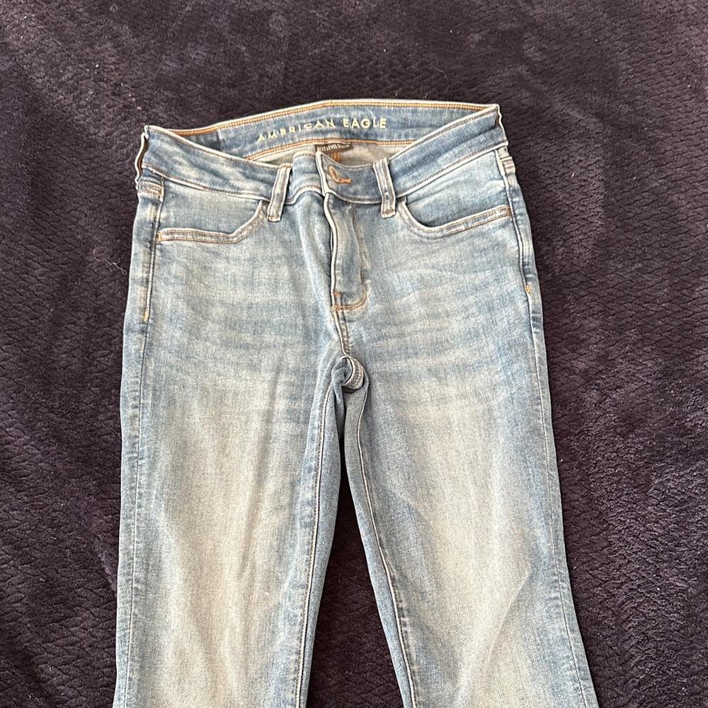 American Eagle Outfitters Sky Blue Skinny Jeans